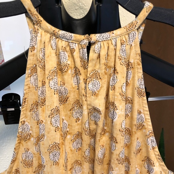 NWT dRA Cotton Tiered Halter Maxi Dress S - Picture 6 of 11